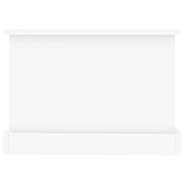 Couchtisch Hochglanz-Weiß 90x50x35 cm Holzwerkstoff