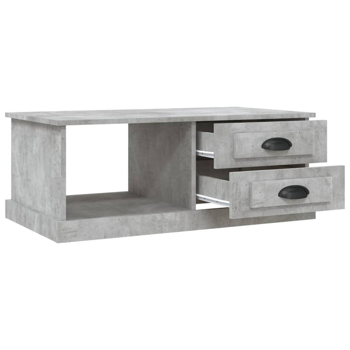 Couchtisch Betongrau 90x50x35 cm Holzwerkstoff