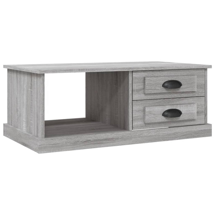 Couchtisch Grau Sonoma 90x50x35 cm Holzwerkstoff