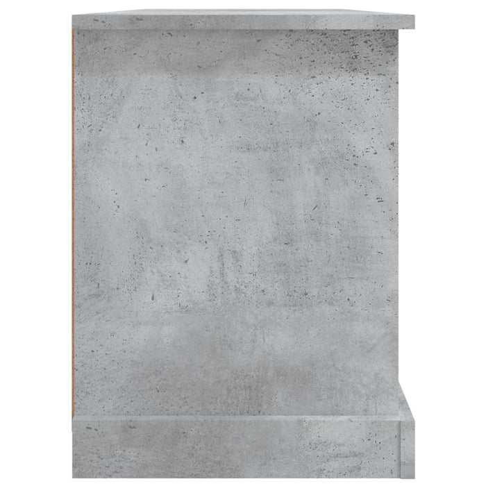 TV-Schrank Betongrau 99,5x35,5x48 cm Holzwerkstoff