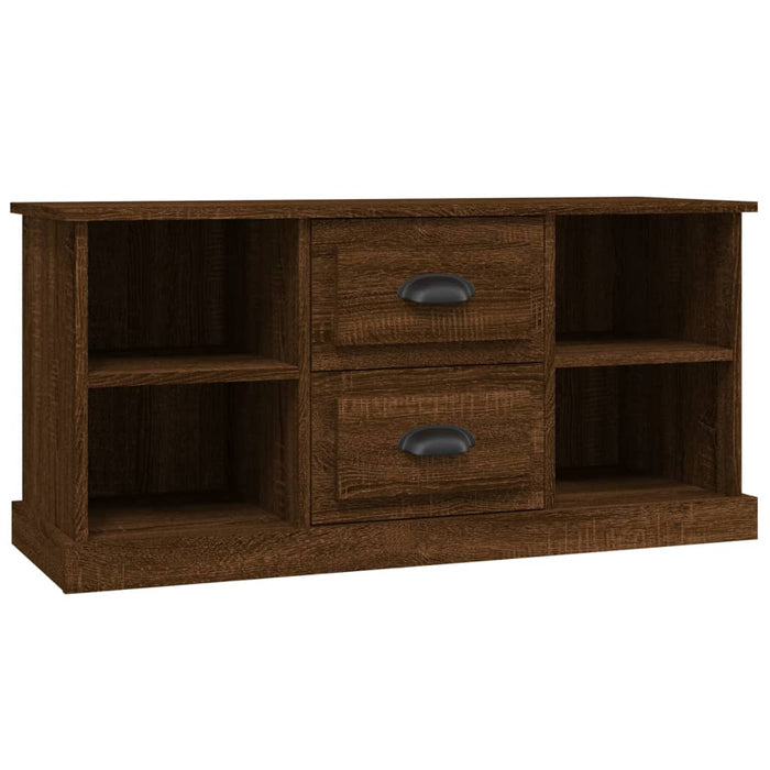 TV-Schrank Braun Eichen-Optik 99,5x35,5x48 cm Holzwerkstoff