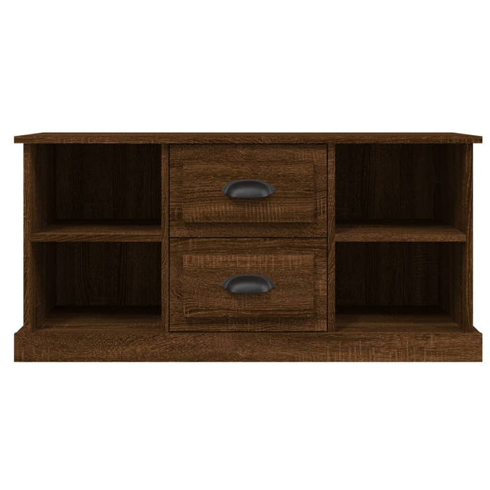 TV-Schrank Braun Eichen-Optik 99,5x35,5x48 cm Holzwerkstoff