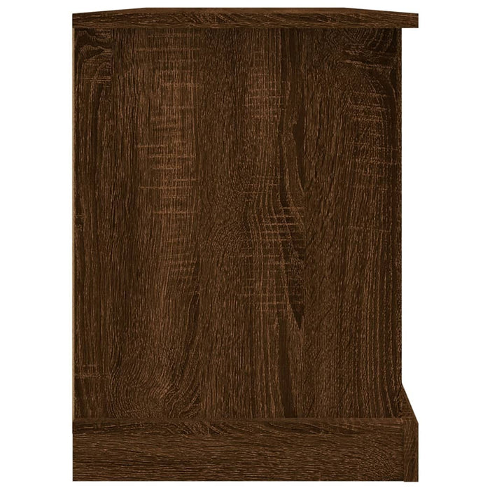 TV-Schrank Braun Eichen-Optik 99,5x35,5x48 cm Holzwerkstoff