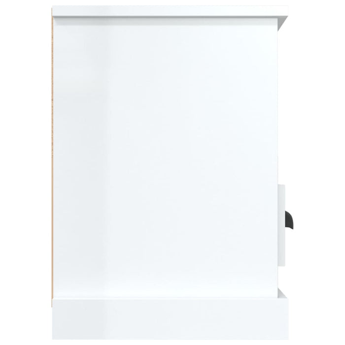 TV-Schrank Hochglanz-Weiß 100x35x50 cm Holzwerkstoff