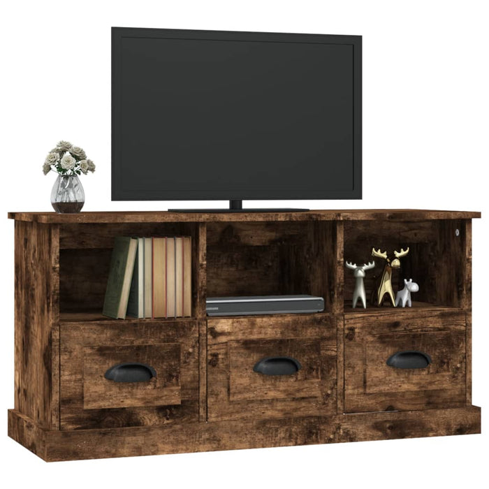 TV-Schrank Räuchereiche 100x35x50 cm Holzwerkstoff