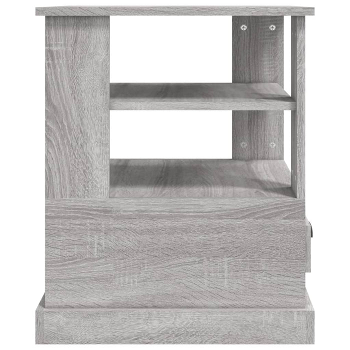 Side table gray Sonoma 50x50x60 cm made of wood