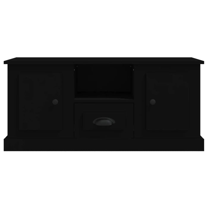 TV-Schrank Schwarz 100x35,5x45 cm Holzwerkstoff