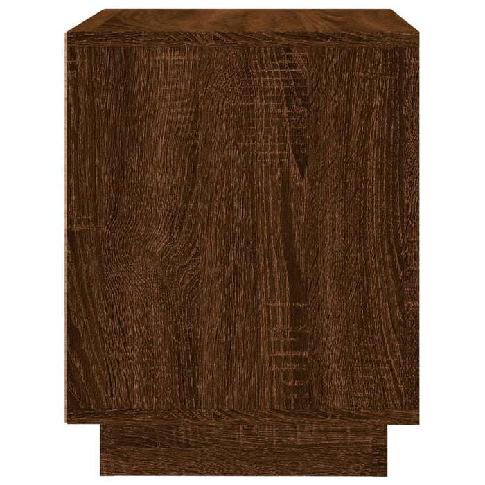 Nachttische 2 Stk. Braun Eichen-Optik 44x35x45 cm Holzwerkstoff