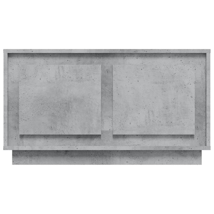 TV-Schrank Betongrau 80x35x45 cm Holzwerkstoff