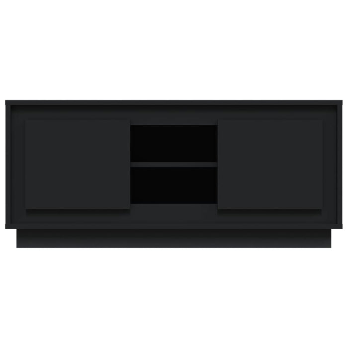 TV-Schrank Schwarz 102x35x45 cm Holzwerkstoff