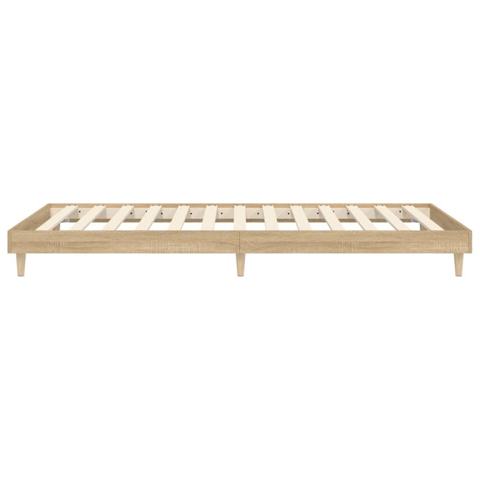 Bettgestell Sonoma-Eiche 90x190 cm Holzwerkstoff