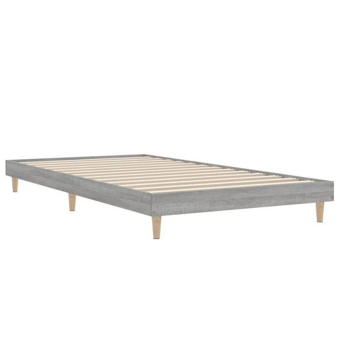 Bettgestell Grau Sonoma 90x190 cm Holzwerkstoff