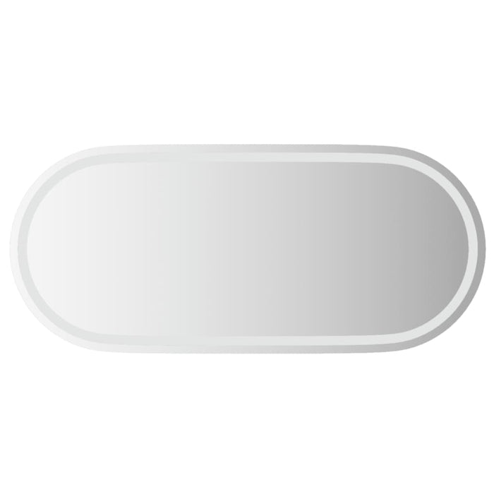 LED-Badspiegel 100x45 cm Oval