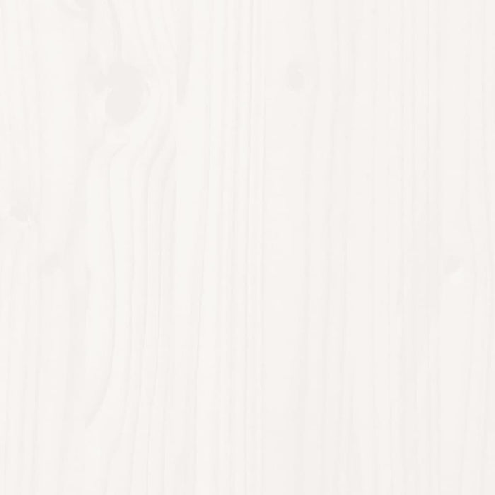 Pflanzkübel Weiß 62x50x57 cm Massivholz Kiefer