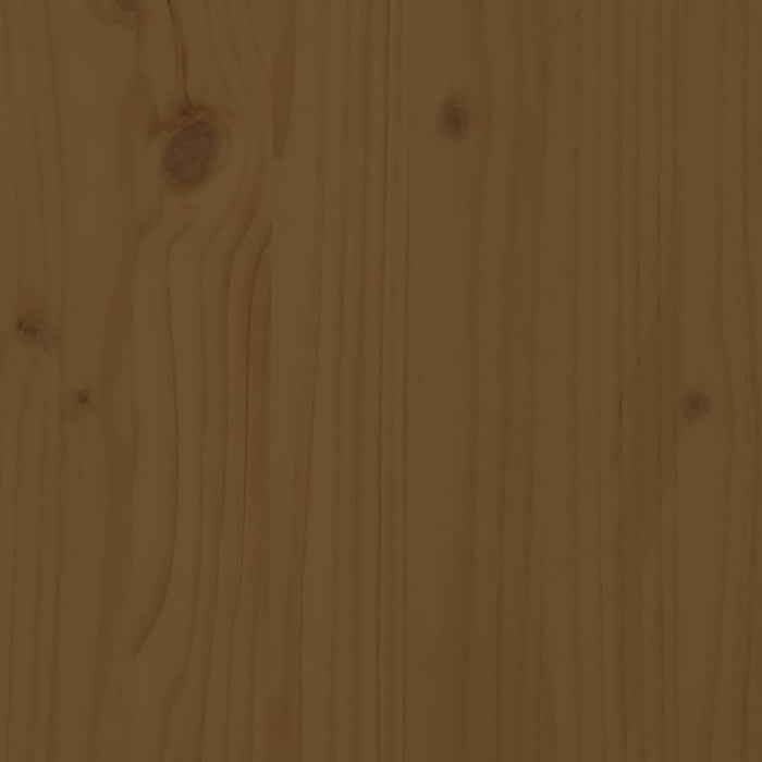 Pflanzkübel Honigbraun 62x50x57 cm Massivholz Kiefer