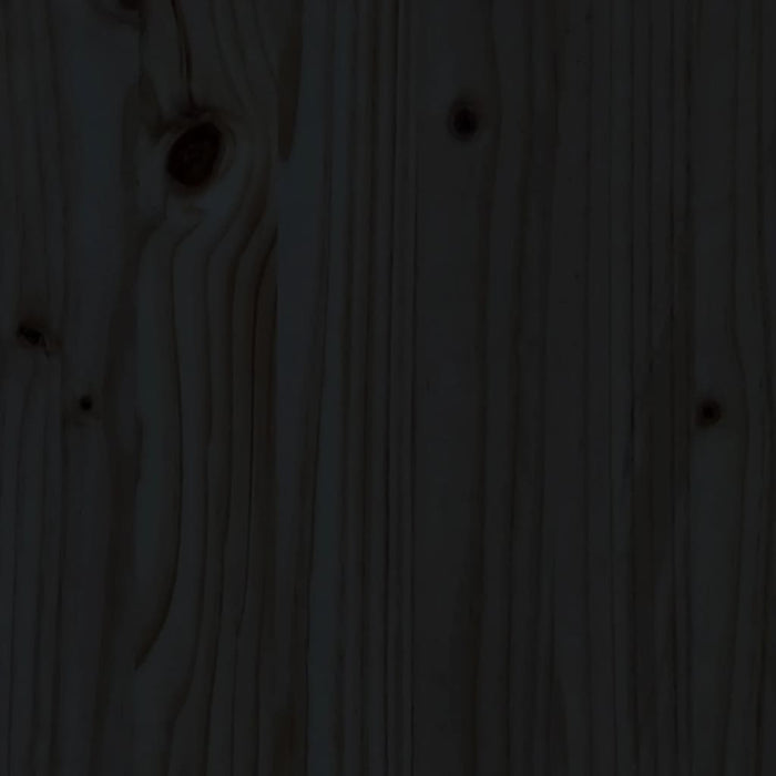 Hochbeet Schwarz 101x50x57 cm Massivholz Kiefer