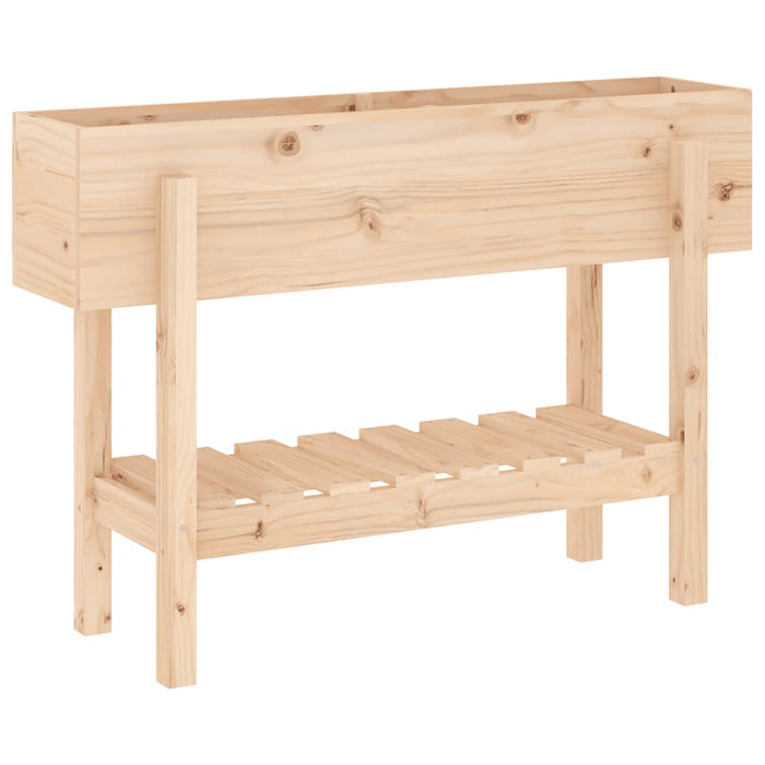 Raised bed 101x30x69 cm solid pine wood