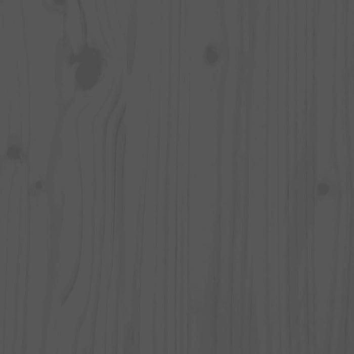 Hochbeet Grau 119,5x40x39 cm Massivholz Kiefer