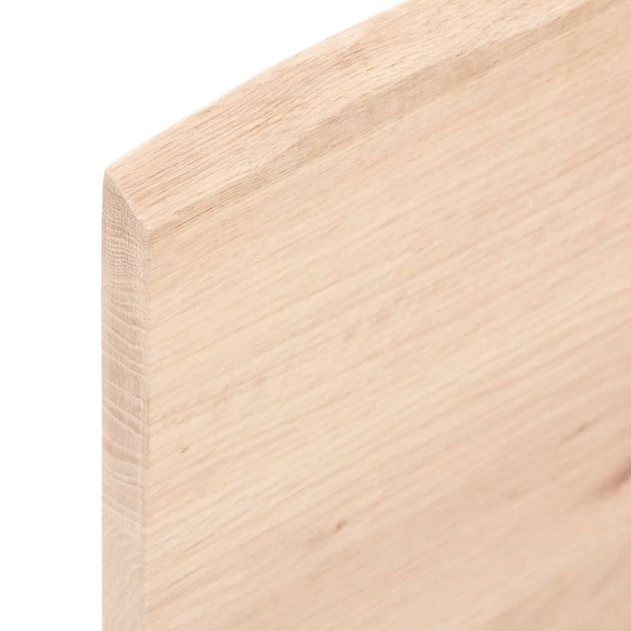 Wall shelf 80x60x2 cm solid oak wood untreated