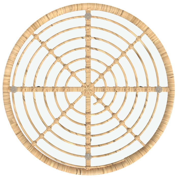 5-tlg. Garten-Essgruppe Poly Rattan