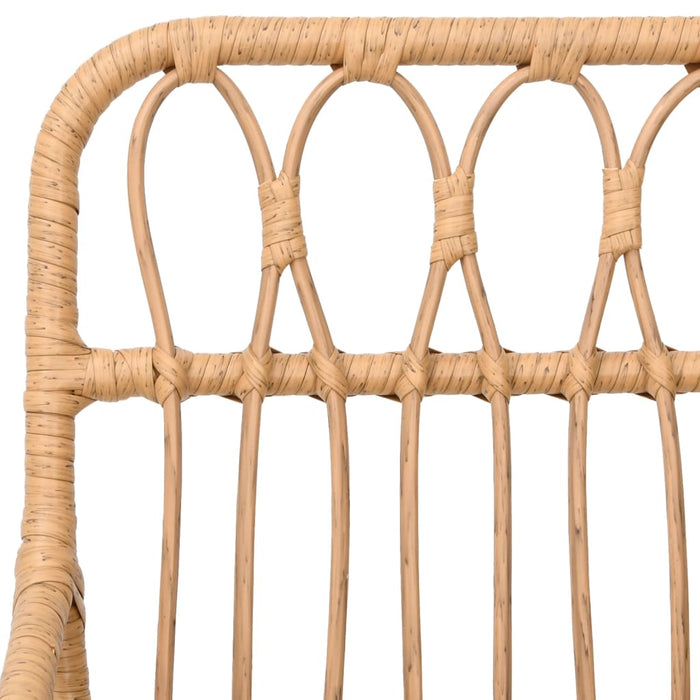 7-tlg. Garten-Essgruppe Poly Rattan