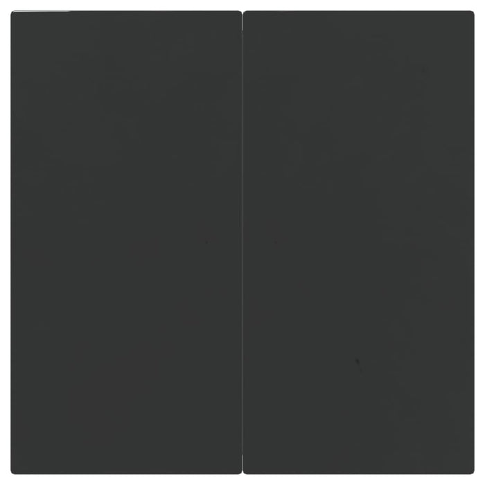 5-tlg. Garten-Essgruppe mit Kissen Schwarz und Grau Poly Rattan