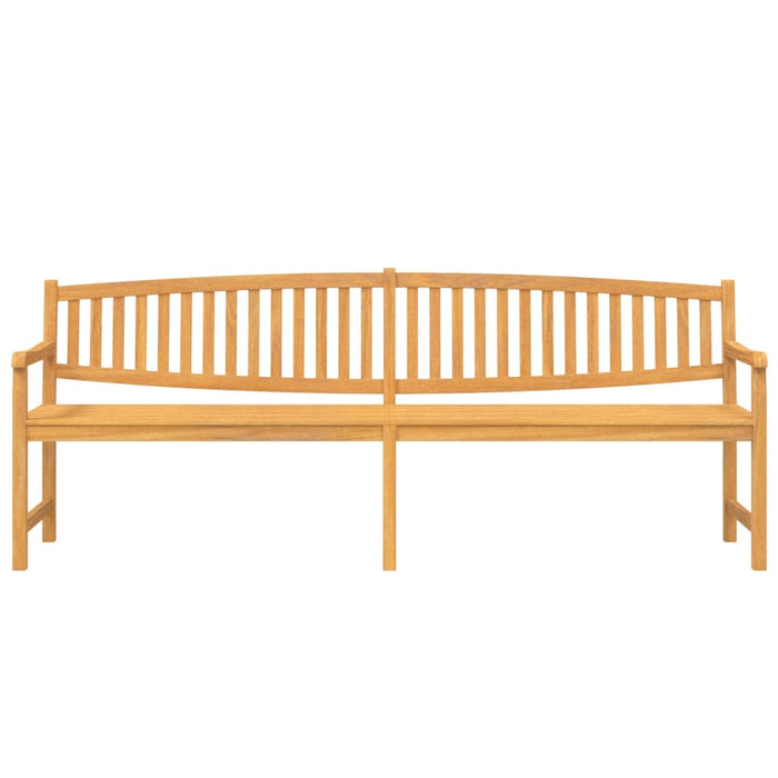 Gartenbank 228x59,5x90 cm Massivholz Teak