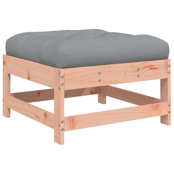 10-tlg. Garten-Lounge-Set mit Kissen Massivholz Douglasie