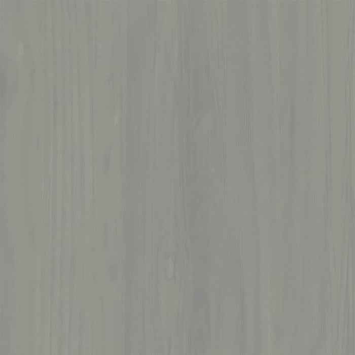 Bücherregal VIGO Grau 90x35x114,5 cm Massivholz Kiefer