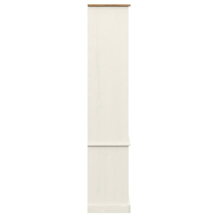Bücherregal VIGO Weiß 85x35x170 cm Massivholz Kiefer