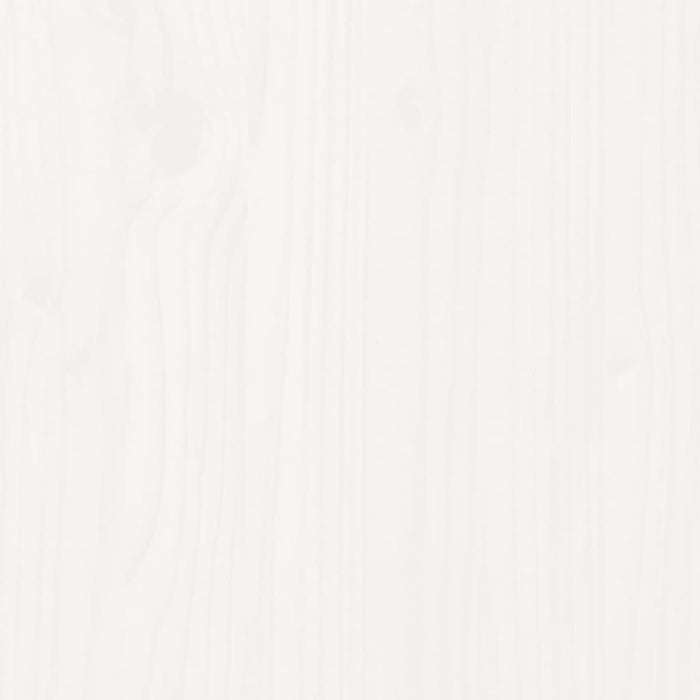 Massivholzbett Weiß 180x200 cm Kiefer