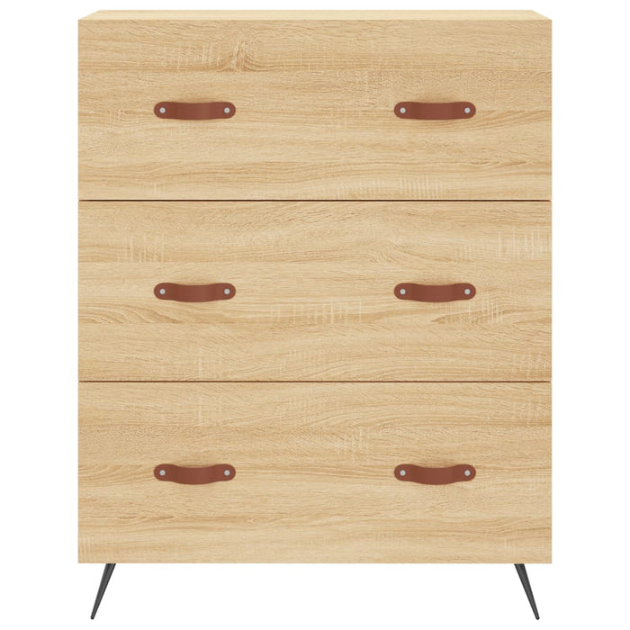 Chest of drawers Sonoma oak 69.5x34x90 cm made of wood