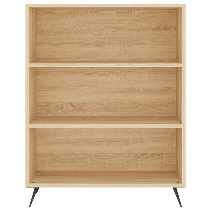 Bücherregal Sonoma-Eiche 69,5x32,5x90 cm Holzwerkstoff