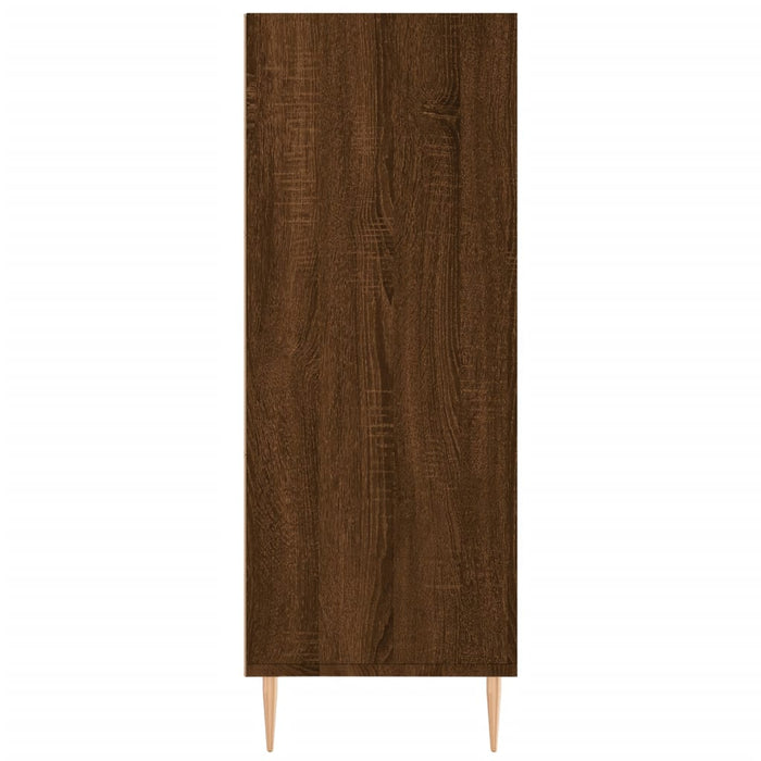 Bücherregal Braun Eichen-Optik 69,5x32,5x90 cm Holzwerkstoff