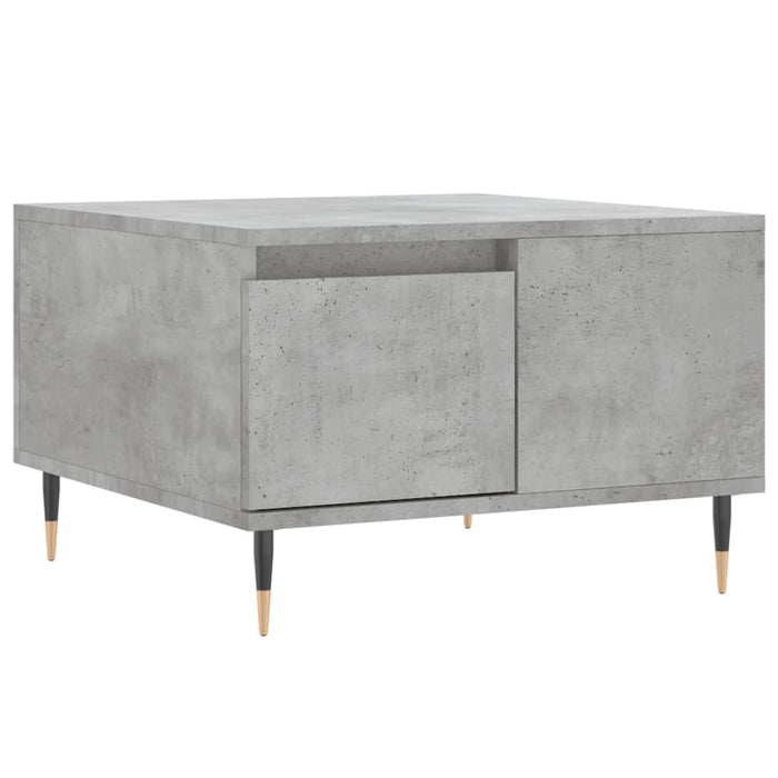 Coffee table concrete gray 55x55x36.5 cm made of wood