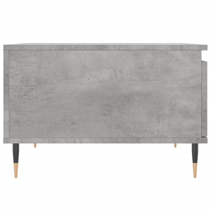 Coffee table concrete gray 55x55x36.5 cm made of wood
