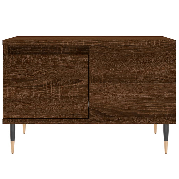 Couchtisch Braun Eichen-Optik 55x55x36,5 cm Holzwerkstoff