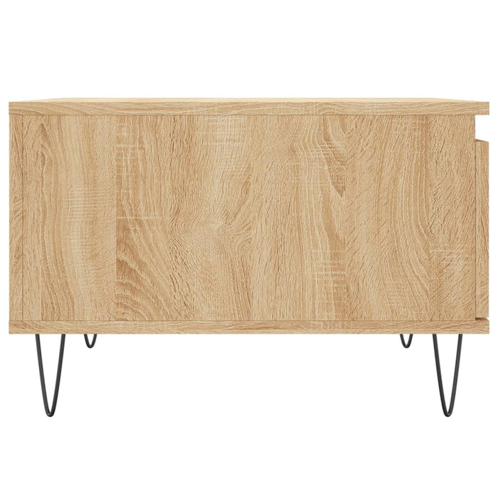 Coffee table Sonoma oak 55x55x36.5 cm made of wood material