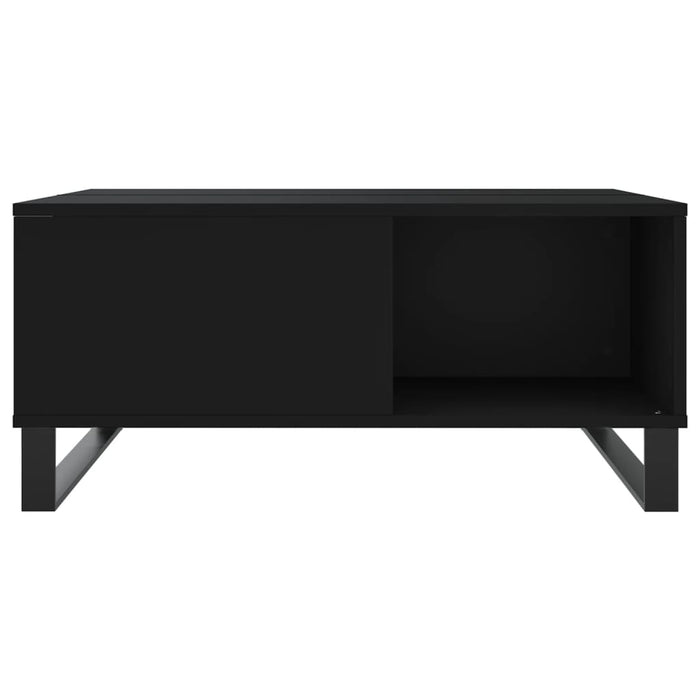 Couchtisch Schwarz 80x80x36,5 cm Holzwerkstoff