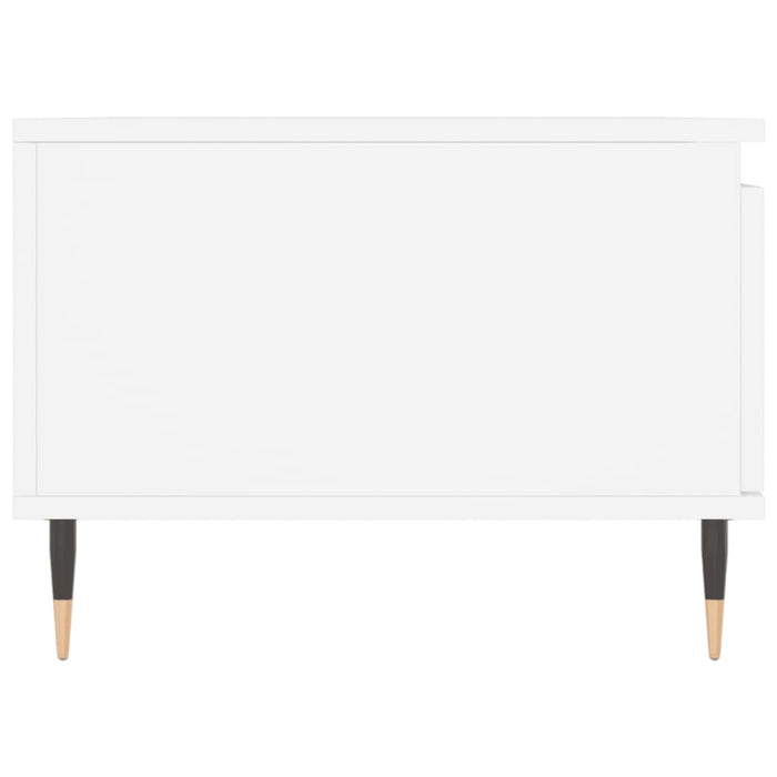 Couchtisch Weiß 90x50x36,5 cm Holzwerkstoff