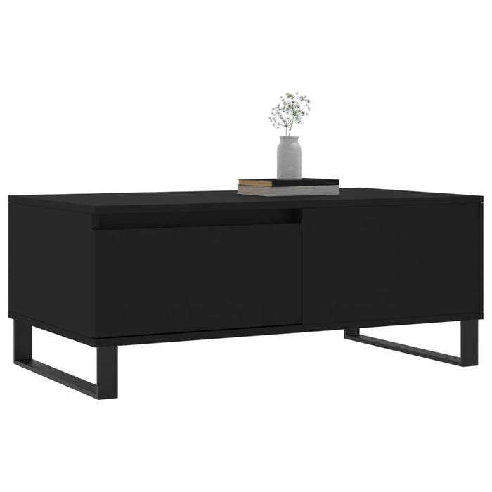 Couchtisch Schwarz 90x50x36,5 cm Holzwerkstoff