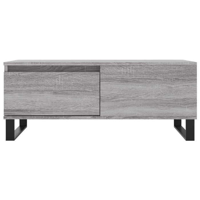 Couchtisch Grau Sonoma 90x50x36,5 cm Holzwerkstoff