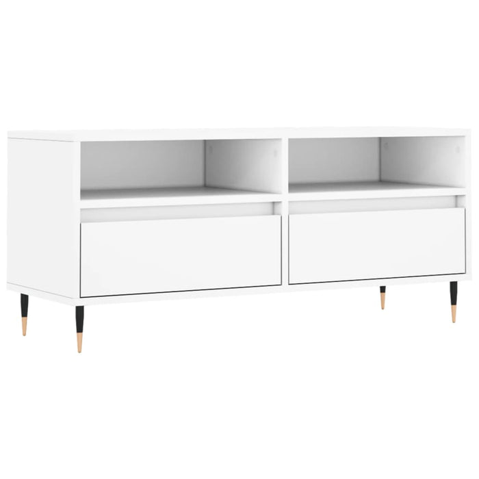 TV-Schrank Marza in Weiß 100x34,5x44,5 cm Holzwerkstoff