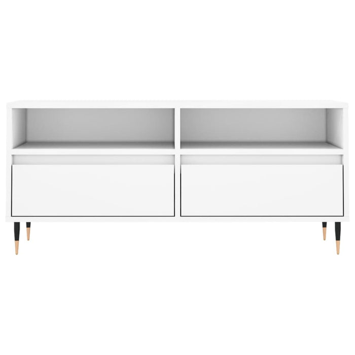 TV-Schrank Marza in Weiß 100x34,5x44,5 cm Holzwerkstoff