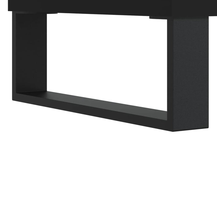 TV-Schrank Schwarz 100x34,5x44,5 cm Holzwerkstoff