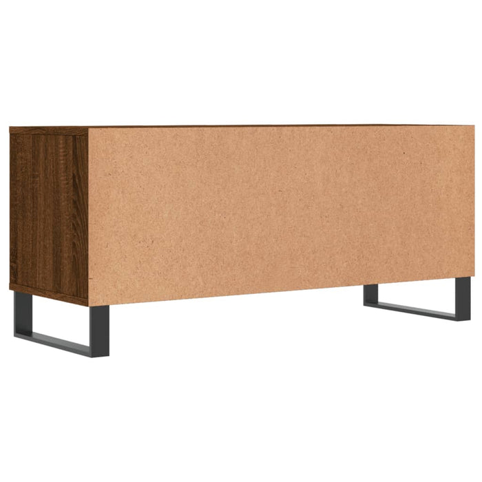 TV-Schrank Braun Eichen-Optik 100x34,5x44,5 cm Holzwerkstoff