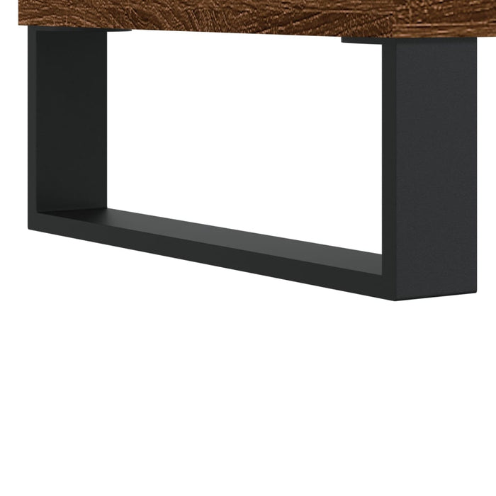 TV-Schrank Braun Eichen-Optik 100x34,5x44,5 cm Holzwerkstoff