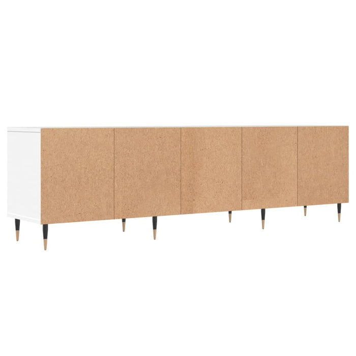 TV cabinet white 150x30x44.5 cm made of wood