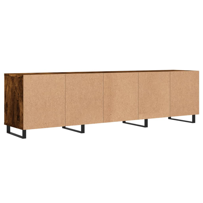 TV cabinet smoked oak 150x30x44.5 cm wood material