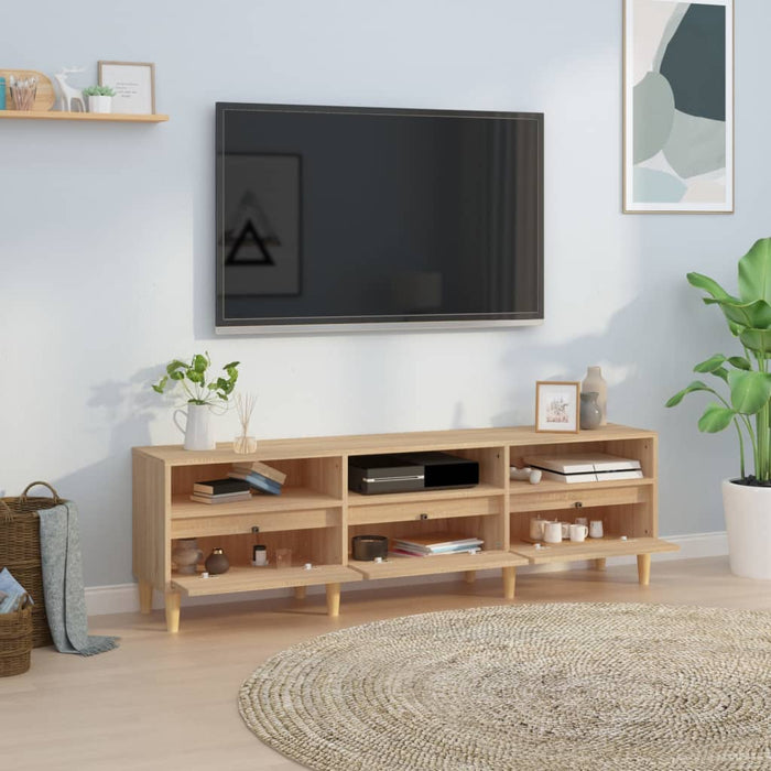 TV-Schrank Sonoma-Eiche 150x30x44,5 cm Holzwerkstoff